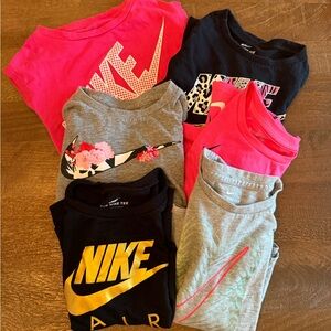 Nike Kids Short Sleeve Tees - Pink, Black, Gray, Gold